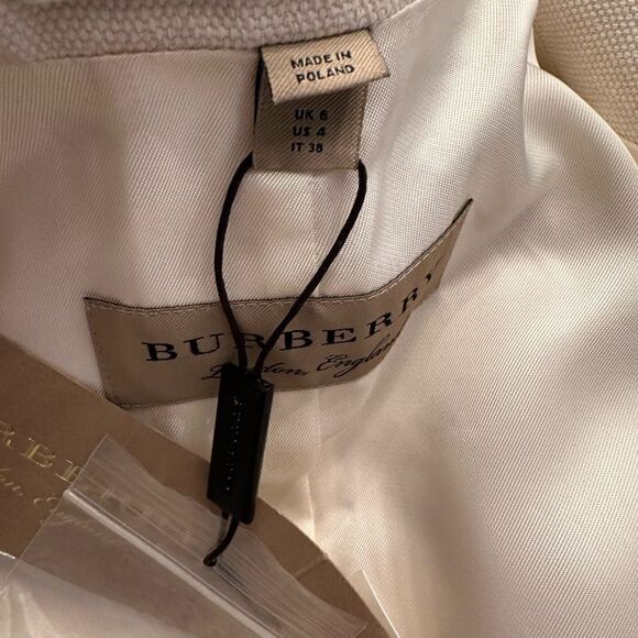 Burberry cotton , linen blend jacket size US4 - Picture 10 of 15